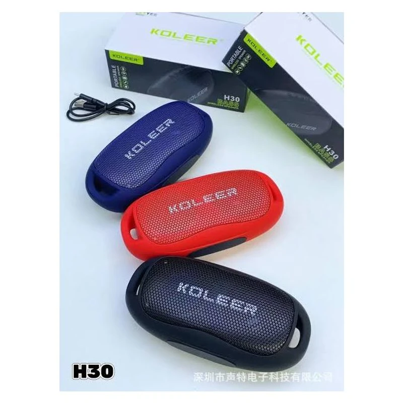 KOLEER H30 Speaker High Quality Stereo Sound Multifunctional HiFi outdoors Portable Wireless Speaker